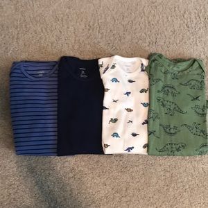 4 longe sleeve onesies-Boy (24month)